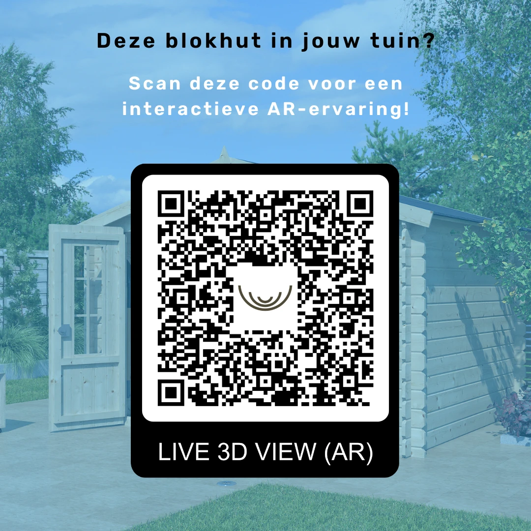 Woodlands Blokhut Kasuko met Overkapping en Dakisolatie 785 x 385 cm - Afbeelding 4